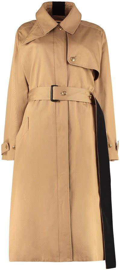 givenchy cotton gabardine long trench coat|Trench.